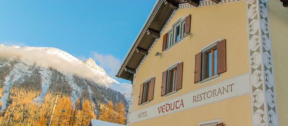 Hotel Veduta Cinuos-Chel Экстерьер фото